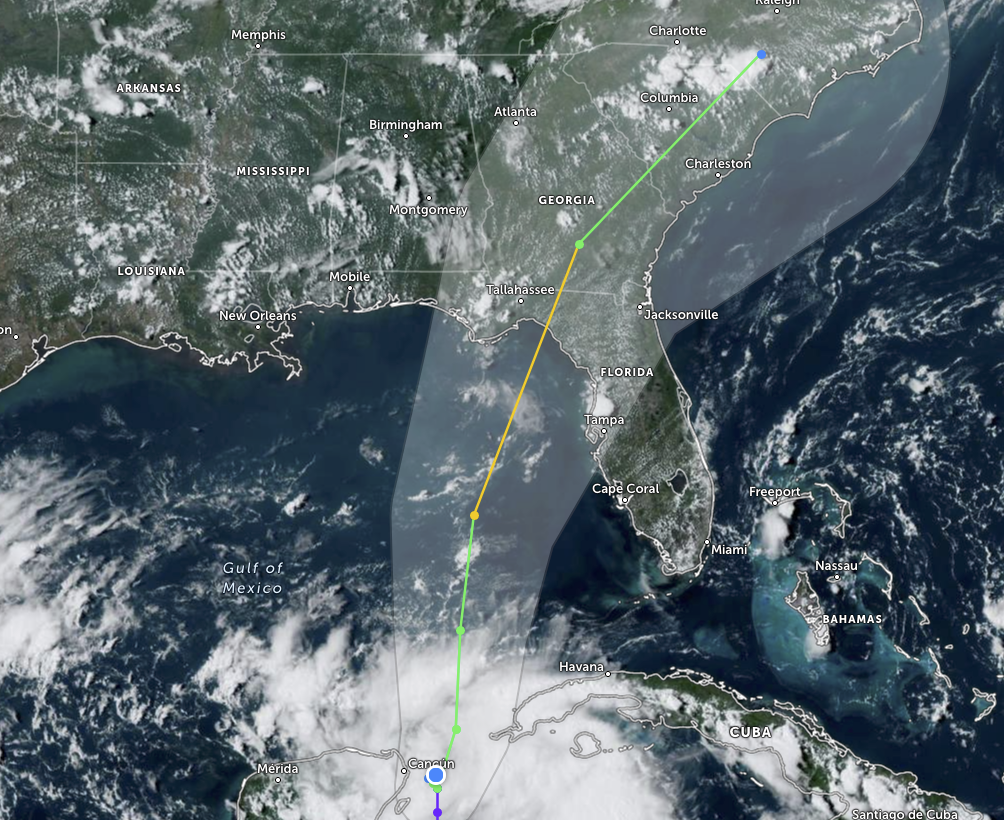 Invest 93L Has Now Tropical Depression 10 The Alabama Weather