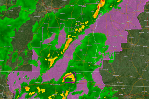 5:35 a.m. Update: Severe Weather Threat for Central Alabama Is Basically Over