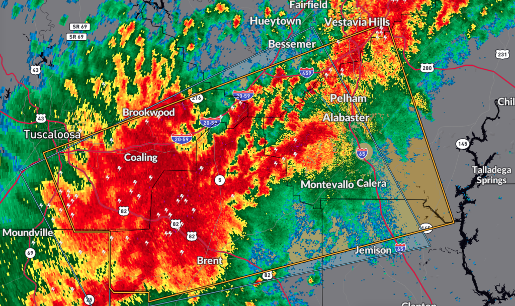 Severe T Storm Warning — Parts Of Bibb Chilton Jefferson Shelby Tuscaloosa Co Until 6 Am 9744