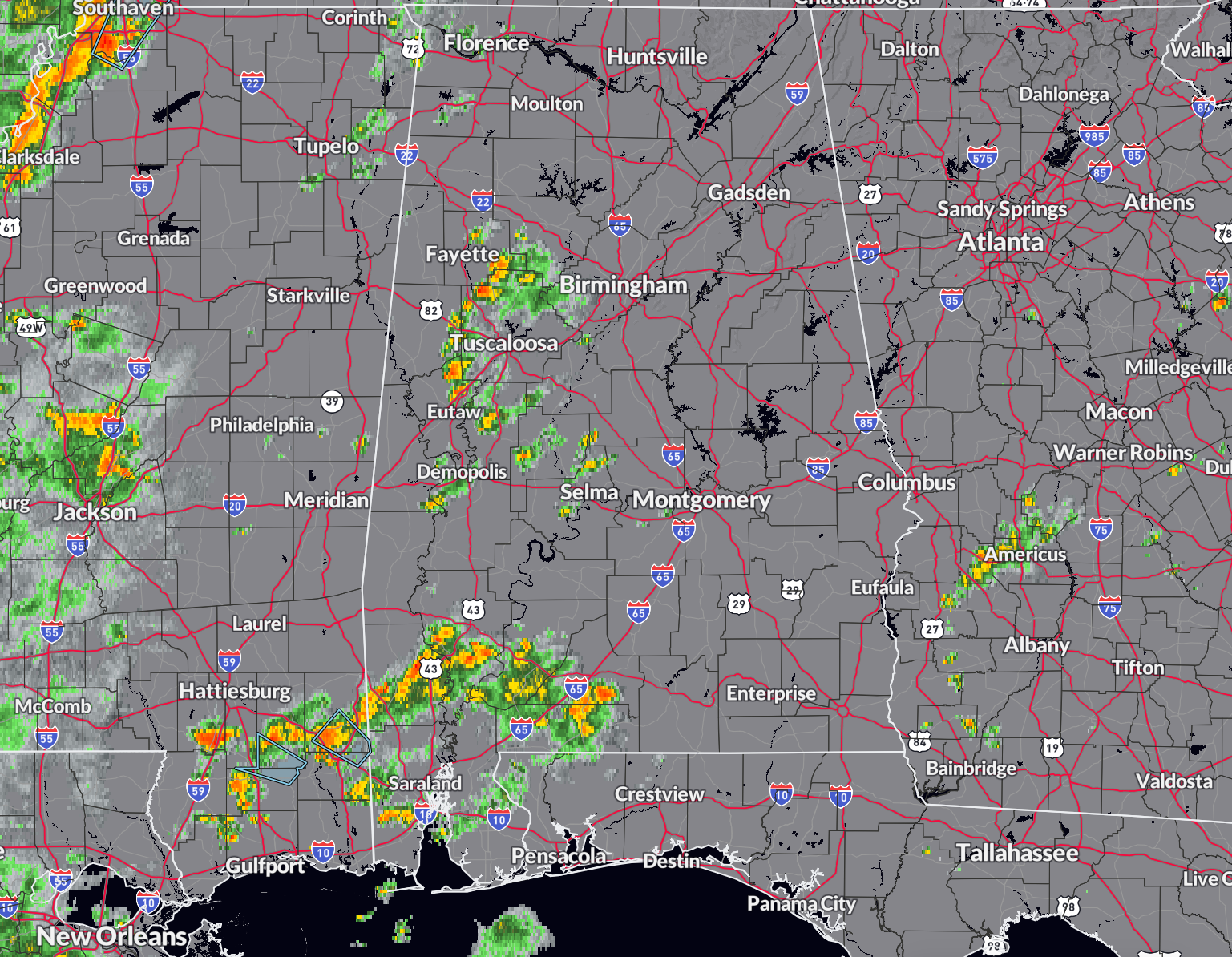 Alabama Afternoon Radar Update : The Alabama Weather Blog