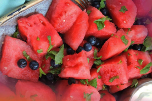 Alabama News Center — Recipe: Minty Watermelon Blueberry Salad