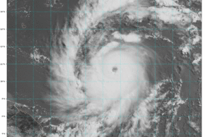 1 p.m. Advisory:  Beryl Now Category Four with top winds 130 mph