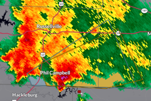 Severe Thunderstorm Warning for Parts of Franklin and Lawrence Counties.