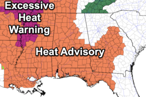 Midday Nowcast: Heat Advisory and Strong Storms