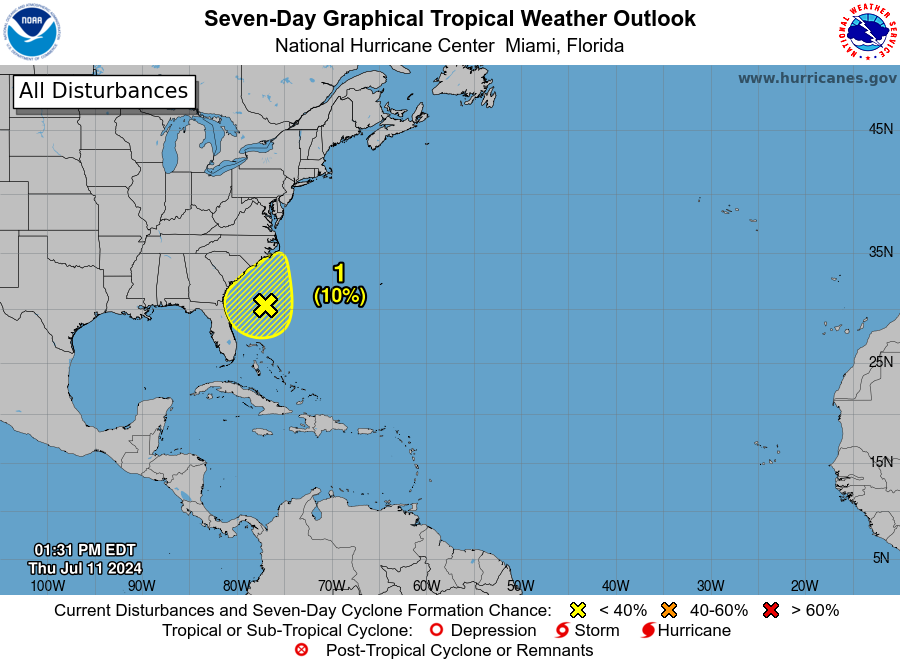 Hot, Mostly Dry Weather Through The Weekend : The Alabama Weather Blog