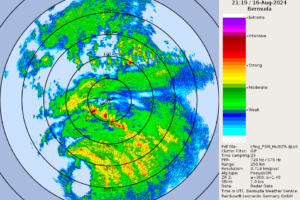 Ernesto update from Friday afternoon: Tropical storm winds have already been observed in Bermuda