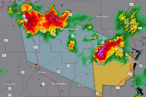 Severe thunderstorm warning for parts of Barbour County