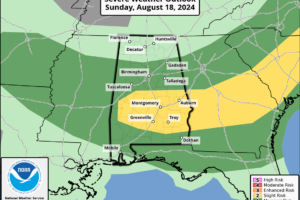 Tomorrow/Sunday isolated strong storms; next week cooler