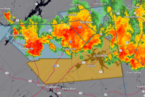 Cancelled (7:12 p.m. CDT) Severe Thunderstorm Warning for portions of Etowah and Cherokee Counties until 7:30 p.m. CDT