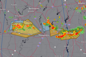 New severe weather warning for parts of Autauga, Chilton, Marengo, Perry, Greene, Hale and Dallas counties until 6:30 p.m.; another warning for parts of Elmore, Macon and Tallapoosa counties until 6:30 p.m.