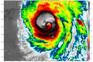 6 p.m. Update:  Pressure Now 945 mb