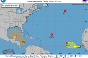 Tropical Depression 12 Forms, May Become Kirk…Isaac and Joyce Still Hanging On