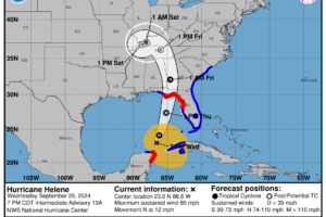 7pm Update on Hurricane Helene; Watches, Warnings, & Advisories in Effect for Alabama