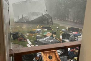 Damage in Blount County from Storm; Marginal Risk Remains for the Central Parts of the Area