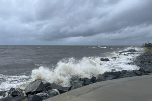 An Angry Gulf at Alligator Point in Far Southern Franklin County, Florida