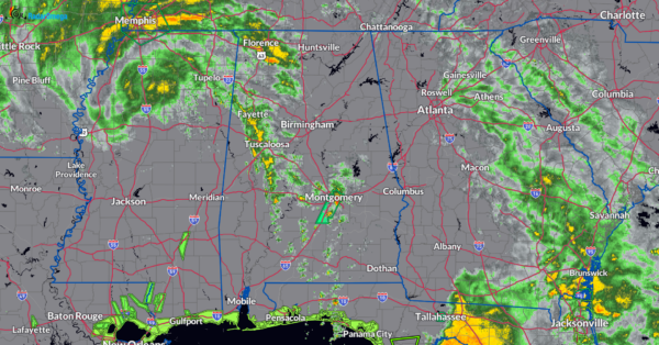 Radar check: Flood warning for parts of Lowndes and Montgomery counties until 4:30 p.m.: The Alabama weather blog