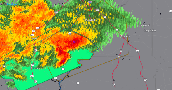 Severe thunderstorm warning for parts of Russell County until 6 a.m.: The Alabama Weather Blog