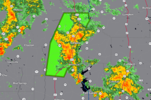 Flash Flood Warning for Barbour County until 215pm.  Observed Flooding in Eufaula.