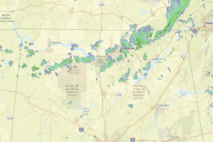 Showers Around Huntsville Currently; An Early Look at What The Gulf Has in Store Next Weekend