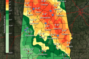 Occasional Showers/Storms Through Sunday