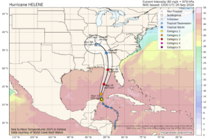 Helene Now A Hurricane And Growing Stronger