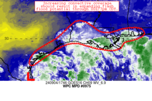 Increasing Rain/Isolated Flood Threat For the Alabama Coast