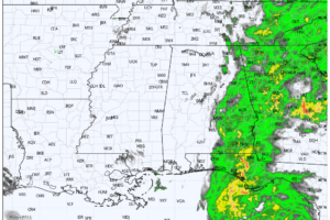 Rain, Wind For East Alabama Tonight; Dry Weekend Ahead