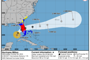 7am CDT Update: Dangerous Major Hurricane Milton Moving a Bit Quicker, Preparations Should Be Rushed to Completion