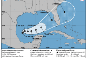 TD-14 Forms in the Southwestern Gulf of Mexico; Forecast to Strengthen and Bring Life-Threatening Impacts to Florida’s West Coast Next Week