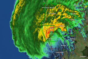 7:30PM CDT: MILTON MAKES LANDFALL NEAR SIESTA KEY