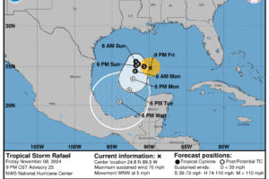 Rafael Weakens Rapidly to a Tropical Storm. Here is the Latest NHC Update!