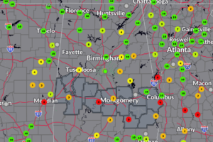 Dense Fog Forming Across South Central Alabama