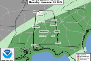 Showers Arrive Tonight; A Few Strong Storms Tomorrow Morning