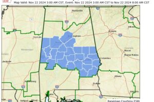 Frost and Freeze Alerts Issued for Central Alabama