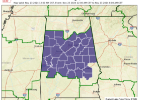 Another Round of Frost/Freeze Alerts Tonight for Central/Northern Alabama