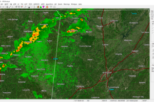 Showers And Thunderstorms Moving Into Northwest Alabama