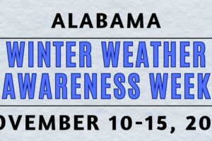 Alabama Winter Weather Awareness Week Starts Today!