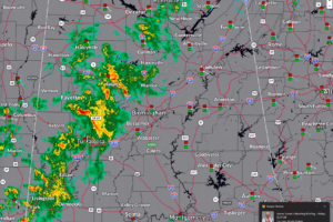 Alabama Update: Strong Wedge Keeping Things Cool, Holding Down Today’s Threat for Strong Storms; Some Timing for Tomorrow’s Severe Weather Threat