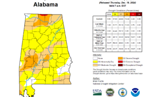 Drought Monitor:  Additional Slight Improvements to Report!