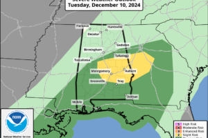 Midday Nowcast: Rain and Storms, Increased Risk of Severe Weather this Afternoon