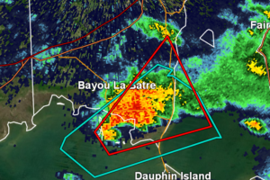 TORNADO WARNING Issued for Parts of Mobile County, AL until 5:15PM CT