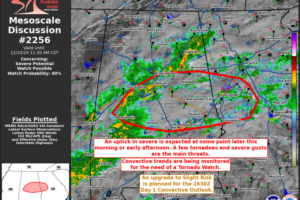 SPC Monitoring The Risk of Severe Weather; Issues Mesoscale Discussion For a Possible Watch Issuance