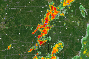 Radar Check: Strong Thunderstorms Entering West Alabama This Afternoon