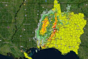 New Tornado Watch For Southeast Alabama; Counties to The West Continue to Be Cleared