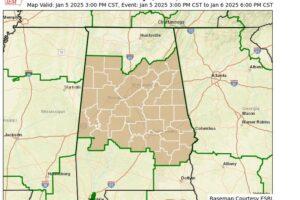 Wind Advisory in Effect for All of Central Alabama for Sunday afternoon through Monday Evening