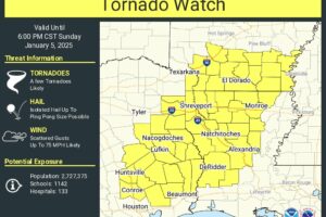 Tornado Watch Number One Issued to our West