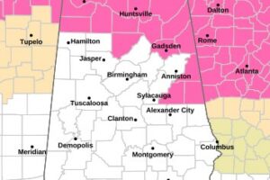 Winter Storm Warning Canceled For Most Areas, Continues For Far East And Northern AL; Black Ice a Concern Tonight