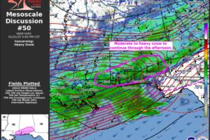 Mesoscale Discussion Issued Across South Alabama For Moderate To Heavy Snow This Afternoon