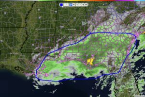 Evening Snow Update: Record Breaking Snowfall In Mobile!