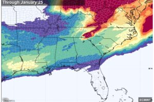 Rain Tomorrow Night/Saturday; Arctic Air Arrives Sunday